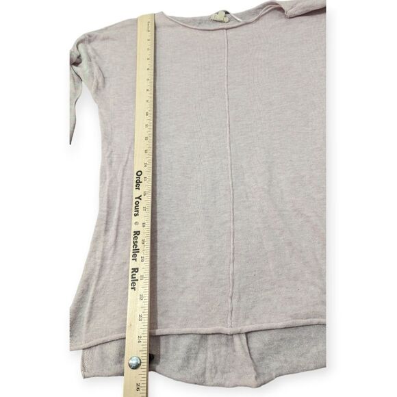 Hem & Thread Pink Thin Long Sleeve Knit Sweater Size Small E - Picture 6 of 7